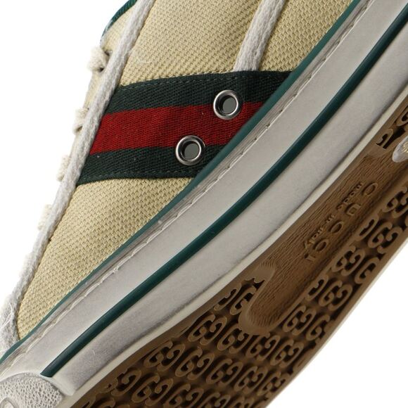 Gucci 1977 Tennis Sneakers GG Canvas Neutral, Yellow, Multicolor - Picture 6 of 6